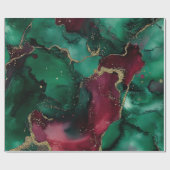 Rood en groen cadeaupapier (Vlak)