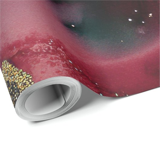 Rood en groen cadeaupapier (Rol Hoek)