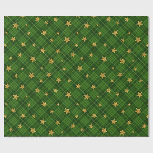 Rood en groen cadeaupapier (Vlak)