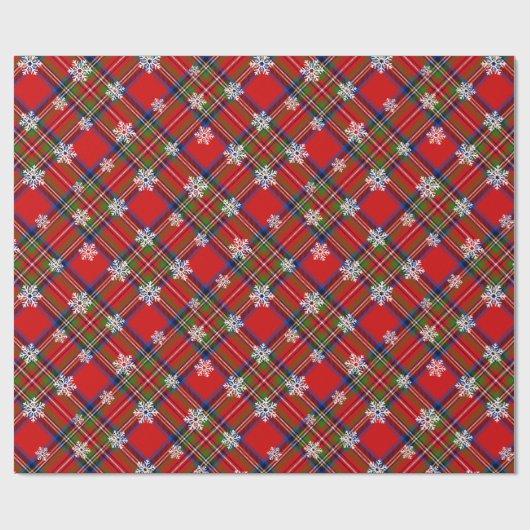 Rood en groen cadeaupapier (Vlak)