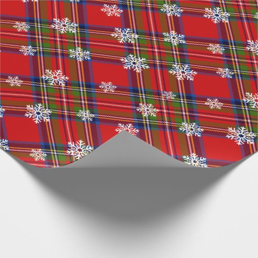 Rood en groen cadeaupapier (Hoek)