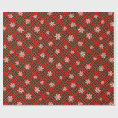 Rood en groen cadeaupapier (Vlak)