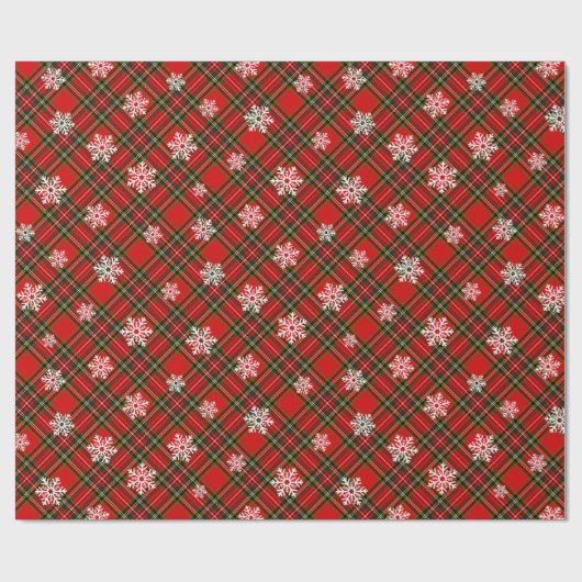 Rood en groen cadeaupapier (Vlak)