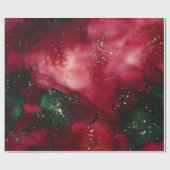 Rood en groen cadeaupapier (Vlak)