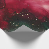 Rood en groen cadeaupapier (Hoek)