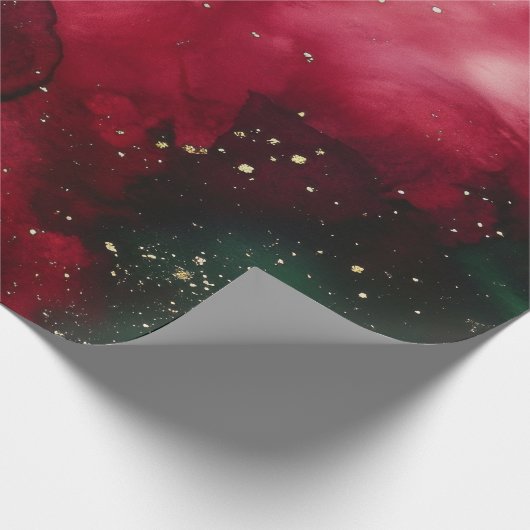 Rood en groen cadeaupapier (Hoek)