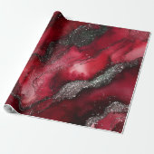 Rood en groen cadeaupapier (Uitgerold)