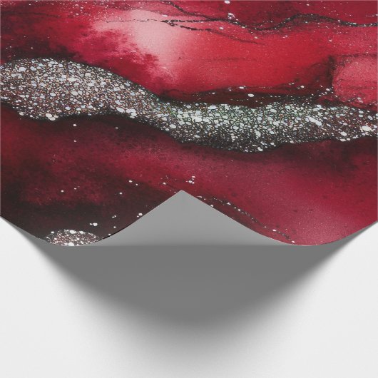 Rood en groen cadeaupapier (Hoek)