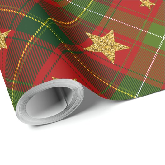 Rood en groen cadeaupapier (Rol Hoek)