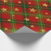 Rood en groen cadeaupapier (Hoek)