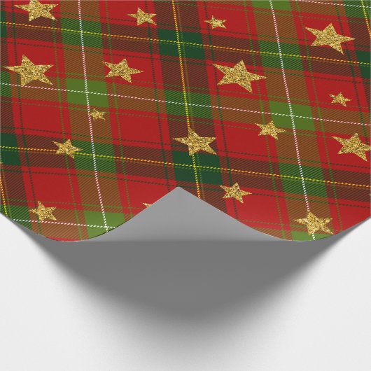 Rood en groen cadeaupapier (Hoek)