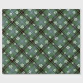 Rood en groen cadeaupapier (Vlak)