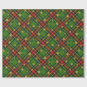 Rood en groen cadeaupapier (Vlak)