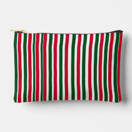 Rood en Groen Candy Cane Christmas Stripes Etui