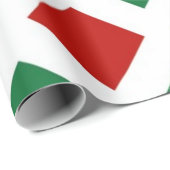 Rood en groen diamant op wit cadeaupapier (Rol Hoek)