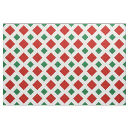 Rood en groen diamant op witte geometrische verbin stof