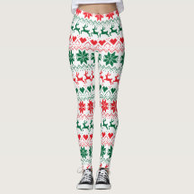 Rood en groen Fair Isle Print