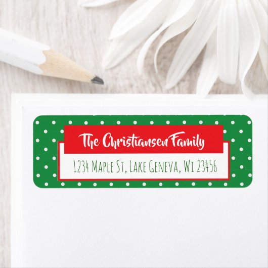 Rood en groen feestdag — Whisky Kerstmis Etiket (Insitu)