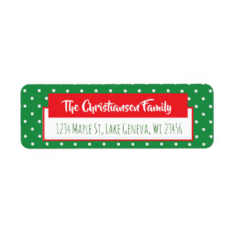 Rood en groen feestdag — Whisky Kerstmis Etiket