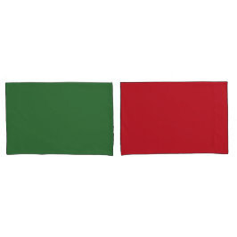 Rood en groen gekleurd kussensloop