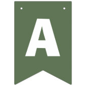 Rood en Groen Gelukkig 1e Verjaardag Vlaggetjes (Derde vlag)