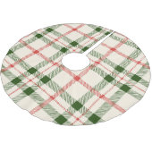 Rood- en groen gepantserd kerstfeest kerstboom rok (Gekanteld)