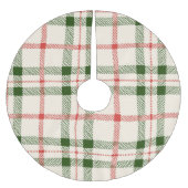 Rood- en groen gepantserd kerstfeest kerstboom rok (Voorkant)