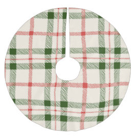 Rood- en groen gepantserd kerstfeest kerstboom rok