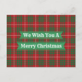 Rood en groen geplakt briefkaart (Voorkant)