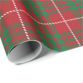 Rood en groen geplakt cadeaupapier (Rol Hoek)