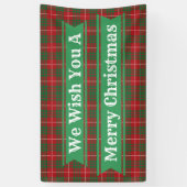 Rood en groen geplakt spandoek (Verticaal)