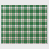 Rood en groen geruit  cadeaupapier (Vlak)