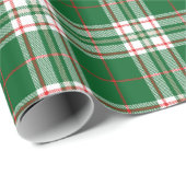 Rood en groen geruit  cadeaupapier (Rol Hoek)