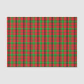 Rood en groen geruit Kerstmis Tissuepapier (Voorkant)