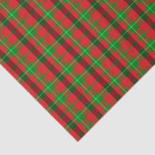 Rood en groen geruit Kerstmis Tissuepapier (Detail)
