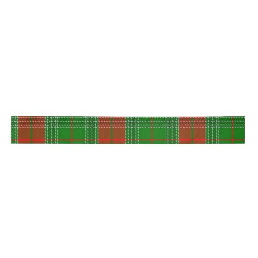 Rood en groen geruit satijnen lint (Voorkant)