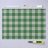 Rood en groen geruit tissuepapier (Craft)