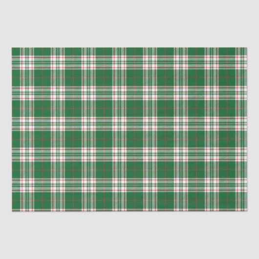 Rood en groen geruit tissuepapier (Voorkant)