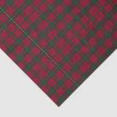 Rood en groen geruit tissuepapier (Detail)