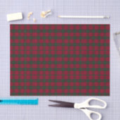 Rood en groen geruit tissuepapier (Craft)