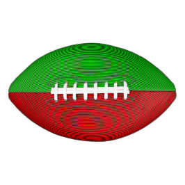 Rood en groen gestreept Football