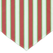 Rood en groen gestreept patroon tafelkleed (Gekanteld)