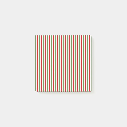 Rood en groen gestreept Post-it Nota's Post-it® Notes (Voorkant)