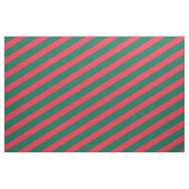 Rood en groen gestreepte patroon stof (Yard (91,4 cm))