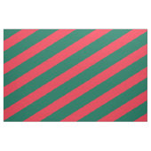 Rood en groen gestreepte patroon stof (Fat Quarter)