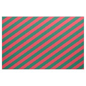 Rood en groen gestreepte patroon stof (Yard (91,4 cm))