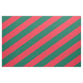 Rood en groen gestreepte patroon stof (Fat Quarter)