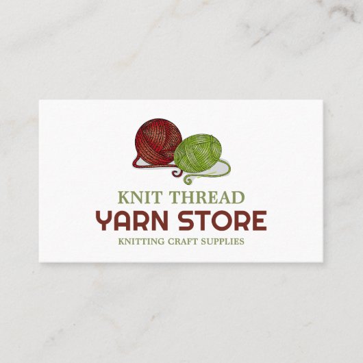 Rood en groen gewas, winkeltje met tinten, Garnenw Visitekaartje (Voorkant)