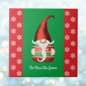 Rood en groen gnome - geen plek zoals gnome tegeltje