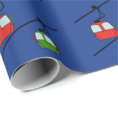 Rood en groen gondels inpakpapier (Rol Hoek)